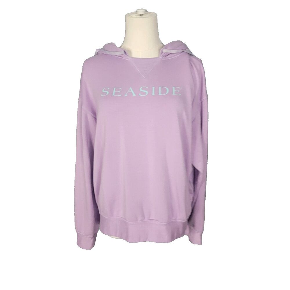 Stateside Sweatshirt Med Lavender SEASIDE Hoodie Women’s USA Soft Fleece